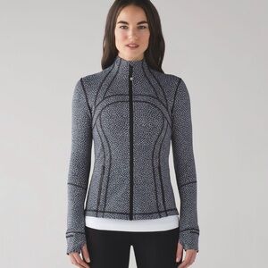Lululemon | Define Jacket Frozen‎ Fizz White Black Size 6